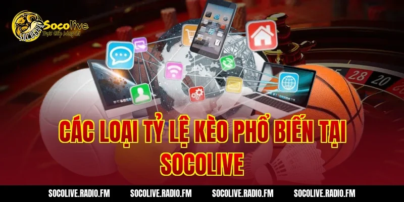 Các loại tỷ lệ kèo phổ biến tại Socolive