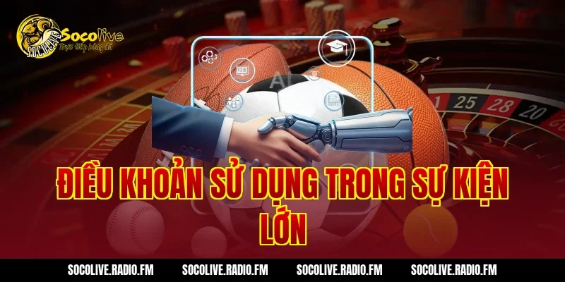 Điều Khoản Sử Dụng trong sự kiện lớn